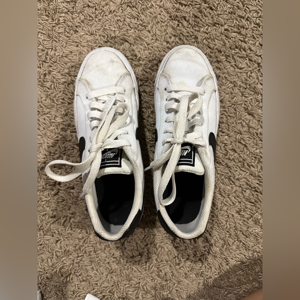 White Nike sneakers
